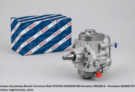 Pompa wtryskowa Bosch Common Rail CP3HS3 0445020109 Komatsu WA380-6 – Komatsu SAA6D107E - nowa, regeneracja, cena