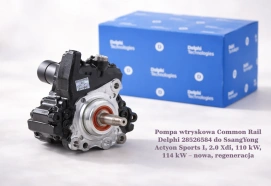 Pompa wtryskowa Common Rail Delphi 28526584 do SsangYong Actyon Sports I, 2.0 Xdi, 110 kW, 114 kW – nowa, regeneracja