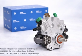 Pompa wtryskowa Common Rail Delphi 28302063 do Mercedes-Benz B-Class B180, 1.8 CDI, 80 kW – nowa, regeneracja