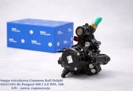 Pompa wtryskowa Common Rail Delphi 9424A110A do Peugeot 508 I 2.0 HDi, 100 kW – nowa, regeneracja