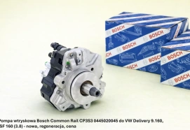 Pompa wtryskowa Bosch Common Rail CP3S3 0445020045 do VW Delivery 9.160, ISF 160 (3.8) - nowa, regeneracja, cena