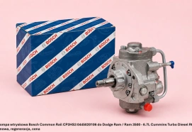 Pompa wtryskowa Bosch Common Rail CP3HS3 0445020106 do Dodge Ram / Ram 3500 - 6.7L Cummins Turbo Diesel R6 - nowa, regeneracja, cena