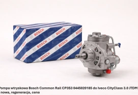 Pompa wtryskowa Bosch Common Rail CP3S3 0445020185 do Iveco CityClass 3.0 JTDM - nowa, regeneracja, cena