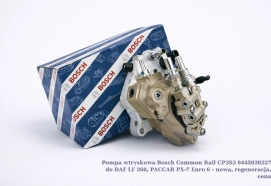 Pompa wtryskowa Bosch Common Rail CP3S3 0445020227 do DAF LF 260, PACCAR PX-7 Euro 6 - nowa, regeneracja, cena