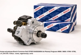 Pompa wtryskowa Bosch Common Rail CP3S3 0445020054 do Massey Ferguson 9690 / 9695 / 9790 / 9795, 8.4 l, 84 CTA / Citius - nowa, regeneracja, cena