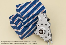 Pompa wtryskowa Bosch Common Rail CP3S3 0445010143 do Mercedes-Benz Vito CDI, 2.2 CDI - nowa, regeneracja, cena