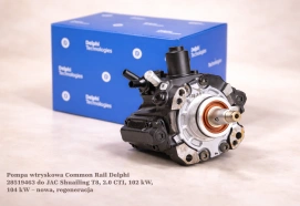 Pompa wtryskowa Common Rail Delphi 28519463 do JAC Shuailing T8, 2.0 CTI, 102 kW, 104 kW – nowa, regeneracja
