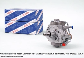 Pompa wtryskowa Bosch Common Rail CP3HS3 0445020170 do MAN NG 363 - D2066 / D2676 - nowa, regeneracja, cena