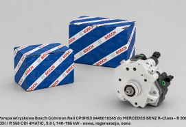 Pompa wtryskowa Bosch Common Rail CP3HS3 0445010245 do MERCEDES BENZ R-Class - R 300 CDI / R 350 CDI 4MATIC, 3.0 l, 140–195 kW - nowa, regeneracja, cena