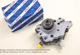 Pompa wtryskowa Bosch Common Rail CP3S3 0445010099 do Nissan Primastar, 2.0 dCi - nowa, regeneracja, cena