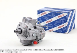 Pompa wtryskowa Bosch Common Rail CP3S3 0445010357 do Mercedes-Benz CLK 320 CDI, 3.0 V6 - nowa, regeneracja, cena