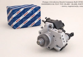 Pompa wtryskowa Bosch Common Rail CP3S3 0445020014 do MAN TGX 18.480 / 28.480, D2676 - nowa, regeneracja, cena