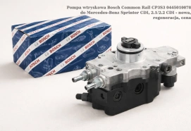 Pompa wtryskowa Bosch Common Rail CP3S3 0445010078 do Mercedes-Benz Sprinter CDI, 2.1/2.2 CDI - nowa, regeneracja, cena