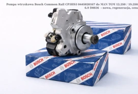 Pompa wtryskowa Bosch Common Rail CP3HS3 0445020167 do MAN TGM 12.250 / 19.250, 6.9 D0836 - nowa, regeneracja, cena