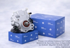 Pompa wtryskowa Common Rail Delphi 28343145 do Mercedes-Benz E-Class E300, 2.2 Hybrid / BlueTEC Hybrid, 150 kW – nowa, regeneracja