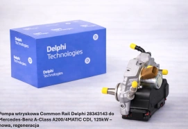 Pompa wtryskowa Common Rail Delphi 28343143 do Mercedes-Benz A-Class A200/4MATIC CDI, 125kW – nowa, regeneracja
