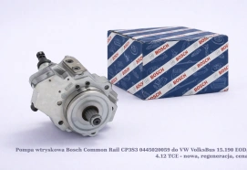 Pompa wtryskowa Bosch Common Rail CP3S3 0445020059 do VW VolksBus 15.190 EOD, 4.12 TCE - nowa, regeneracja, cena