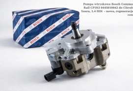 Pompa wtryskowa Bosch Common Rail CP3S3 0445010042 do Citroën Xsara, 1.4 HDi - nowa, regeneracja, cena