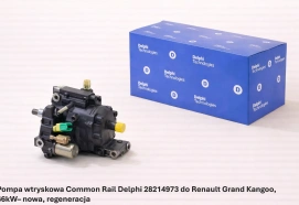 Pompa wtryskowa Common Rail Delphi 28214973 do Renault Grand Kangoo, 66kW– nowa, regeneracja