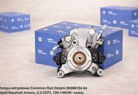 Pompa wtryskowa Common Rail Delphi 28286124 do Opel/Vauxhall Antara, 2.2 CDTI, 120-135kW– nowa, regeneracja