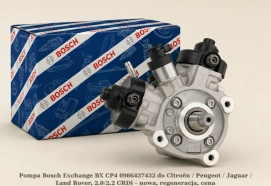 Pompa Bosch Exchange BX CP4 0986437432 do Citroën / Peugeot / Jaguar / Land Rover, 2.0/2.2 CRDi – nowa, regeneracja, cena