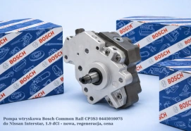 Pompa wtryskowa Bosch Common Rail CP3S3 0445010075 do Nissan Interstar, 1.9 dCi - nowa, regeneracja, cena