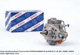 Pompa wtryskowa Bosch Common Rail CP3HS3 0445020170 do MAN SL II / SL 363 - D2066 / D2676 - nowa, regeneracja, cena