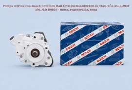 Pompa wtryskowa Bosch Common Rail CP3HS3 0445020100 do MAN SÜe 253F/293F A91, 6.9 D0836 - nowa, regeneracja, cena