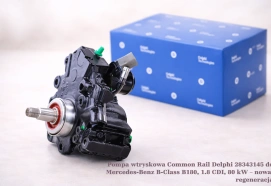 Pompa wtryskowa Common Rail Delphi 28343145 do Mercedes-Benz B-Class B180, 1.8 CDI, 80 kW – nowa, regeneracja