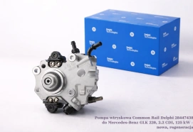 Pompa wtryskowa Common Rail Delphi 28447438 do Mercedes-Benz GLK 220, 2.2 CDI, 125 kW – nowa, regeneracja