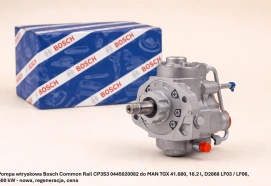 Pompa wtryskowa Bosch Common Rail CP3S3 0445020082 do MAN TGX 41.680, 16.2 l, D2868 LF03 / LF06, 500 kW - nowa, regeneracja, cena