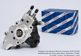 Pompa wtryskowa Bosch Common Rail CP3S3 0445010346 do Mercedes-Benz Sprinter W906, 2.2 CDI - nowa, regeneracja, cena