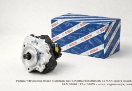 Pompa wtryskowa Bosch Common Rail CP3HS3 0445020316 do MAN Lion’s Coach, 10.5 D2066 / 12.4 D2676 - nowa, regeneracja, cena