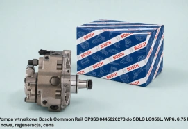 Pompa wtryskowa Bosch Common Rail CP3S3 0445020273 do SDLG LG956L, WP6, 6.75 l - nowa, regeneracja, cena