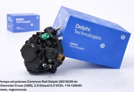 Pompa wtryskowa Common Rail Delphi 28318239 do Chevrolet Cruze (J300), 2.0 Diesel/2.0 VCDi, 110-120kW– nowa, regeneracja