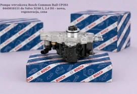 Pompa wtryskowa Bosch Common Rail CP3S3 0445010111 do Volvo XC70 I, 2.4 D5 - nowa, regeneracja, cena
