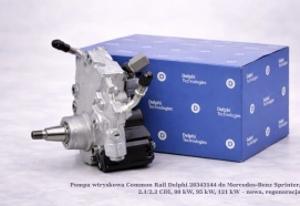 Pompa wtryskowa Common Rail Delphi 28343144 do Mercedes-Benz Sprinter, 2.1/2.2 CDI, 80 kW, 95 kW, 121 kW – nowa, regeneracja
