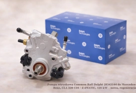 Pompa wtryskowa Common Rail Delphi 28343144 do Mercedes-Benz, CLA 220 CDI / d 4MATIC, 125 kW – nowa, regeneracja