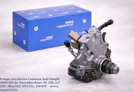 Pompa wtryskowa Common Rail Delphi 28447439 do Mercedes-Benz ML 250, 2.2 CDI / BlueTEC 4MATIC, 150 kW – nowa, regeneracja