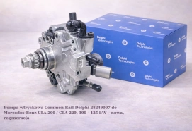 Pompa wtryskowa Common Rail Delphi 28249007 do Mercedes-Benz CLA 200 / CLA 220, 100 - 125 kW – nowa, regeneracja