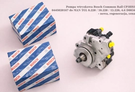 Pompa wtryskowa Bosch Common Rail CP3HS3 0445020167 do MAN TGL 8.220 / 10.220 / 12.220, 4.6 D0834 - nowa, regeneracja, cena
