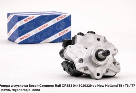 Pompa wtryskowa Bosch Common Rail CP3S3 0445020329 do New Holland T5 / T6 / T7 – nowa, regeneracja, cena
