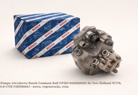 Pompa wtryskowa Bosch Common Rail CP3S3 0445020265 do New Holland W170, 6.8 CNH F4HE0684J - nowa, regeneracja, cena