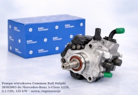 Pompa wtryskowa Common Rail Delphi 28302063 do Mercedes-Benz A-Class A220, 2.1 CDI, 125 kW – nowa, regeneracja