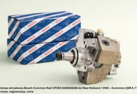 Pompa wtryskowa Bosch Common Rail CP3S3 0445020286 do New Holland / CNH – Cummins QSB 6.7 l - nowa, regeneracja, cena
