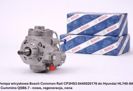 Pompa wtryskowa Bosch Common Rail CP3HS3 0445020176 do Hyundai HL740-9A - Cummins QSB6.7 - nowa, regeneracja, cena