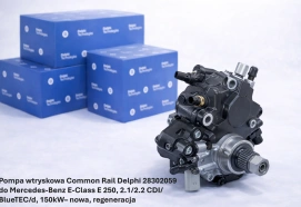 Pompa wtryskowa Common Rail Delphi 28302059 do Mercedes-Benz E-Class E 250, 2.1/2.2 CDI/BlueTEC/d, 150kW– nowa, regeneracja