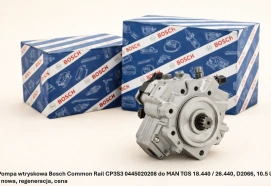Pompa wtryskowa Bosch Common Rail CP3S3 0445020208 do MAN TGS 18.440 / 26.440, D2066, 10.5 l - nowa, regeneracja, cena