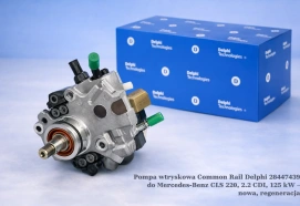 Pompa wtryskowa Common Rail Delphi 28447439 do Mercedes-Benz CLS 220, 2.2 CDI, 125 kW – nowa, regeneracja