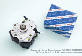 Pompa wtryskowa Bosch Common Rail CP3S3 0445010088 do Toyota Yaris I, 1.4 D-4D - nowa, regeneracja, cena